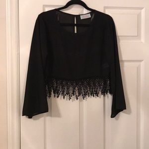 Crop top blouse